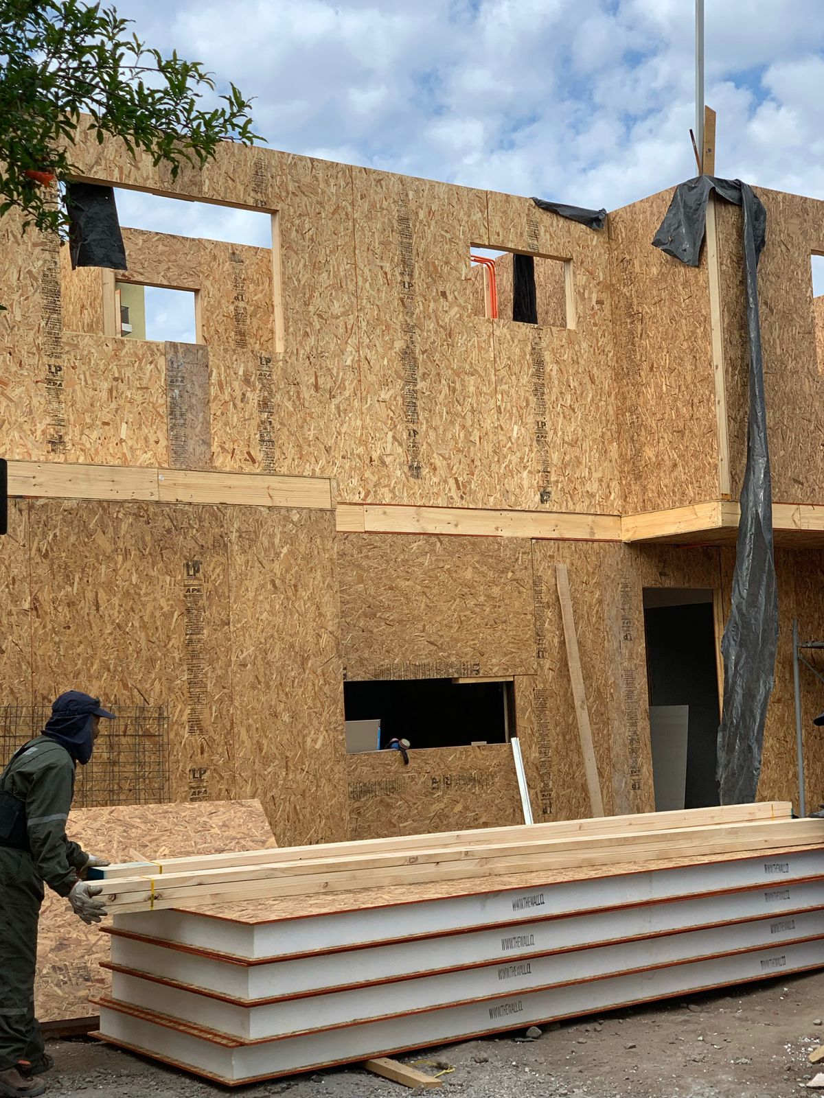 Obra ejecutada con Paneles SIP — The Wall