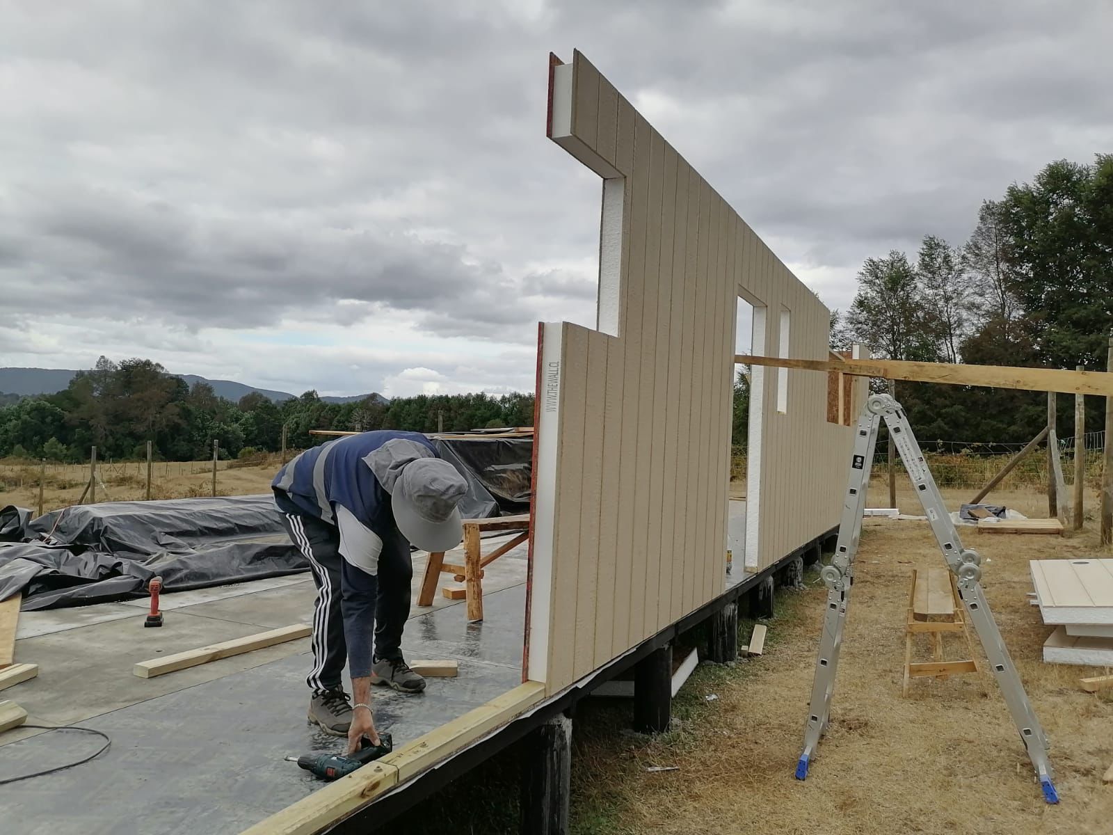 Obra ejecutada con Paneles SIP — The Wall