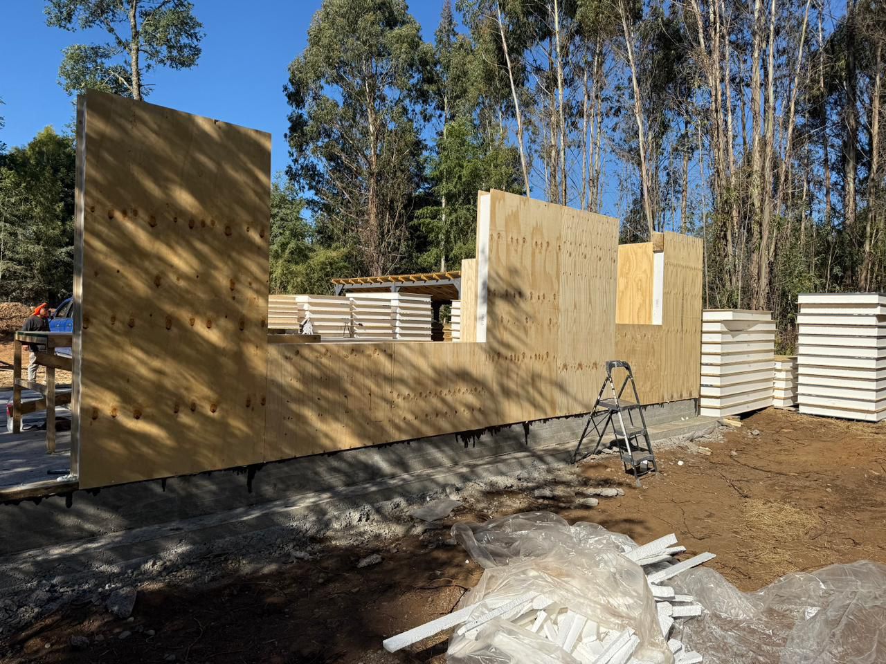 Obra ejecutada con Paneles SIP — The Wall