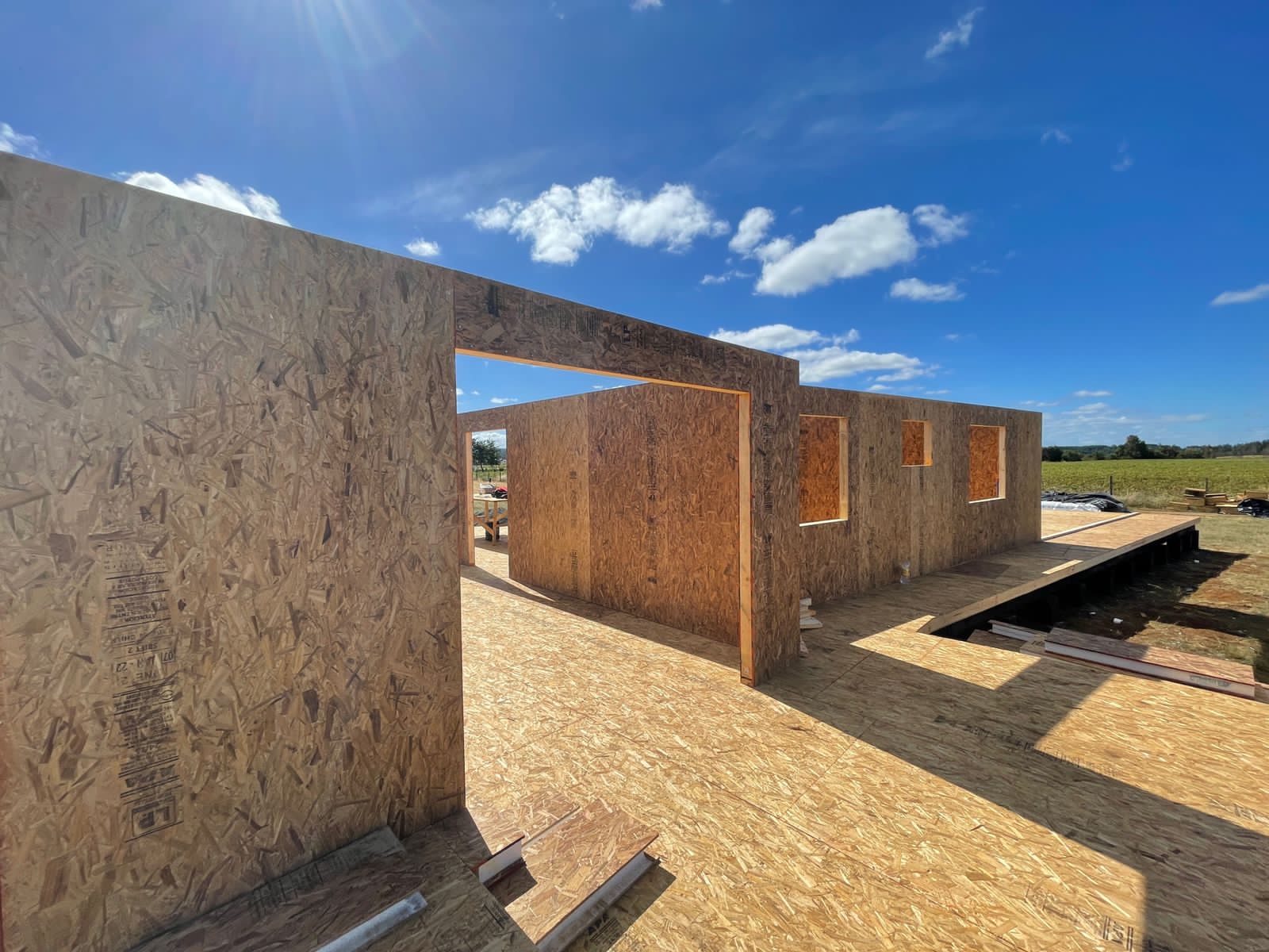 Obra ejecutada con Paneles SIP — The Wall
