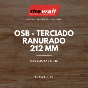 OSB - TERCIADO RANURADO 212 MM