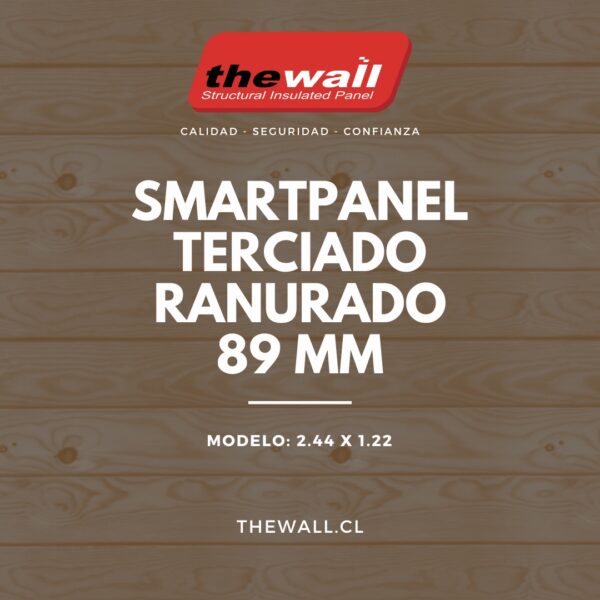 SMARTPANEL - TERCIADO RANURADO 89 MM